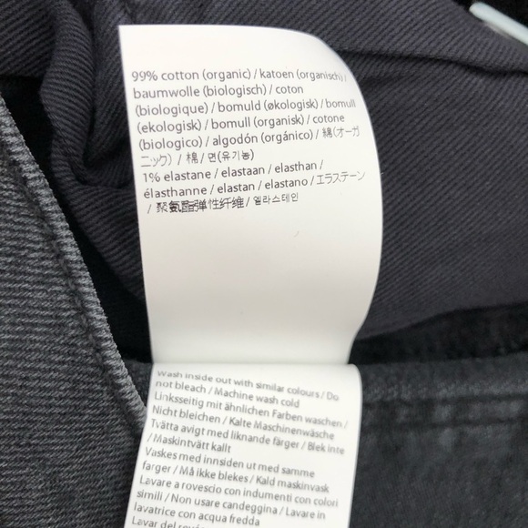 Amendi Black Wash Tapered Jeans 32 x 32 - Picture 13 of 13